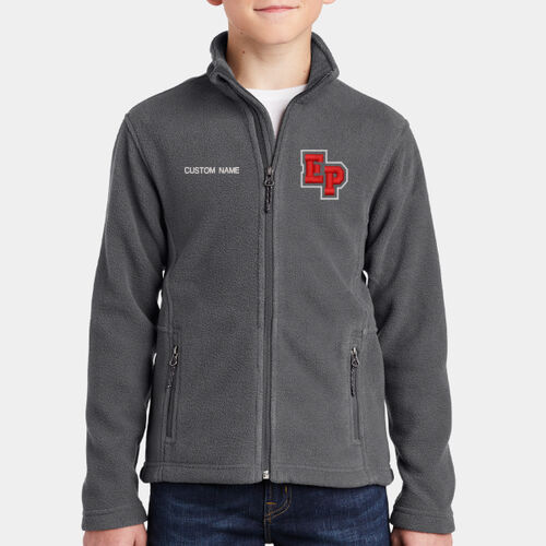 Customizable Youth Embroidered Value Fleece Jacket (Y9) Thumbnail